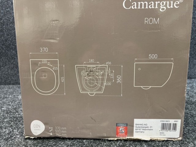 1483784-5 Wall-mounted toilet seat Camargue ROM