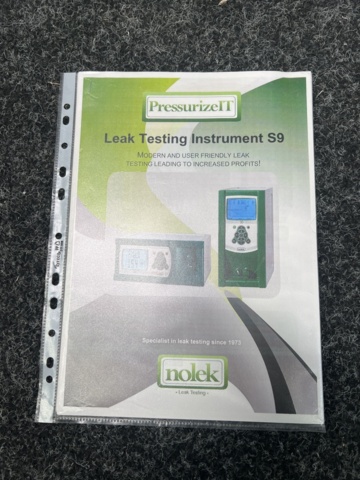 1483787-9 Fully automatic leak tester with display, Nolek S9