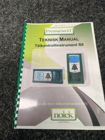 1483788-6 Fully automatic leak tester with display, Nolek S9