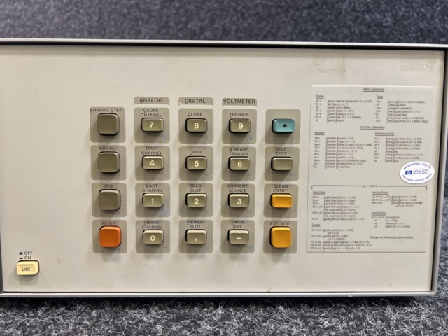 1483790-3 Data Acquisition/Control Unit, HP 3497A