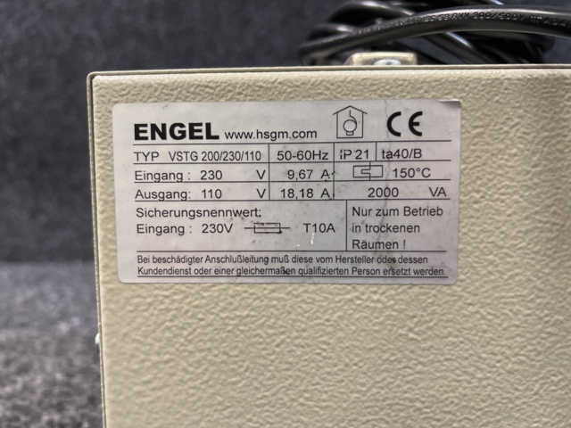 1483800-5 Transformer Engel VSTG 200/230/110
