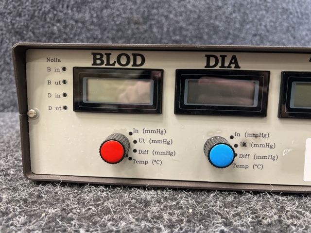 1483807-3 Blood/Dialysis/Pressure Simulator – 3-channel measurement module