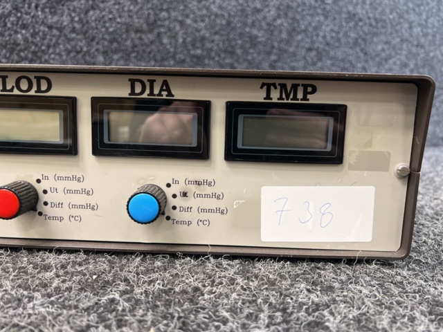 1483807-4 Blood/Dialysis/Pressure Simulator – 3-channel measurement module