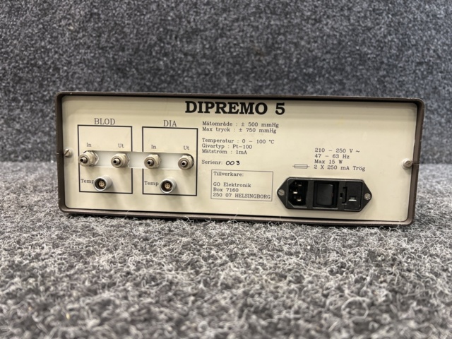 1483807-5 Blood/Dialysis/Pressure Simulator – 3-channel measurement module