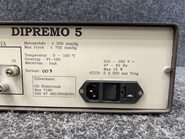 1483807-7 Blood/Dialysis/Pressure Simulator – 3-channel measurement module