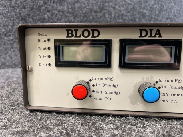1483808-3 Blood/Dialysis/Pressure Simulator – 3-channel measurement module