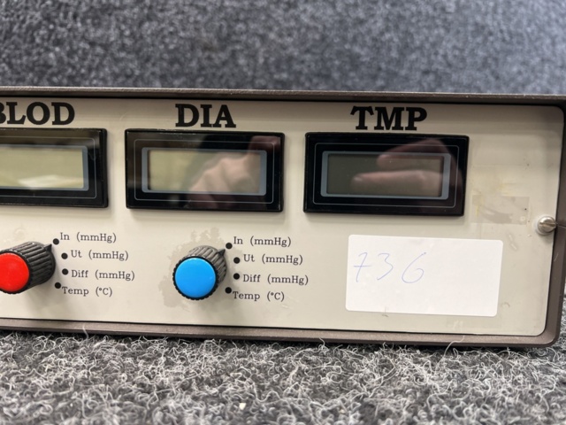 1483808-4 Blood/Dialysis/Pressure Simulator – 3-channel measurement module