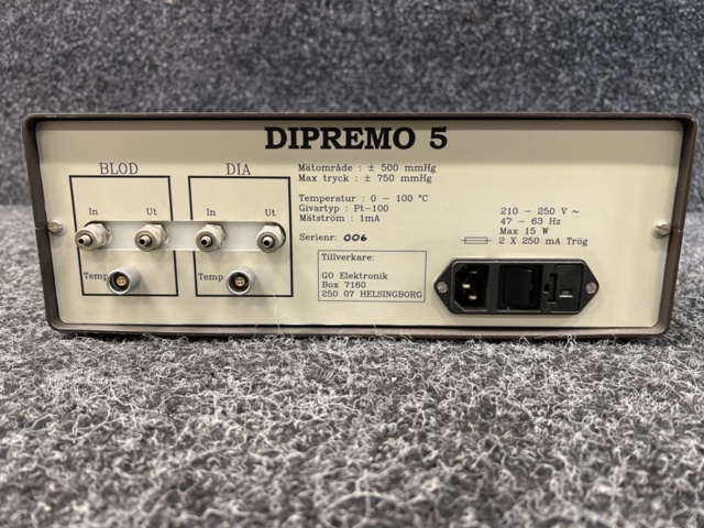 1483808-5 Blood/Dialysis/Pressure Simulator – 3-channel measurement module