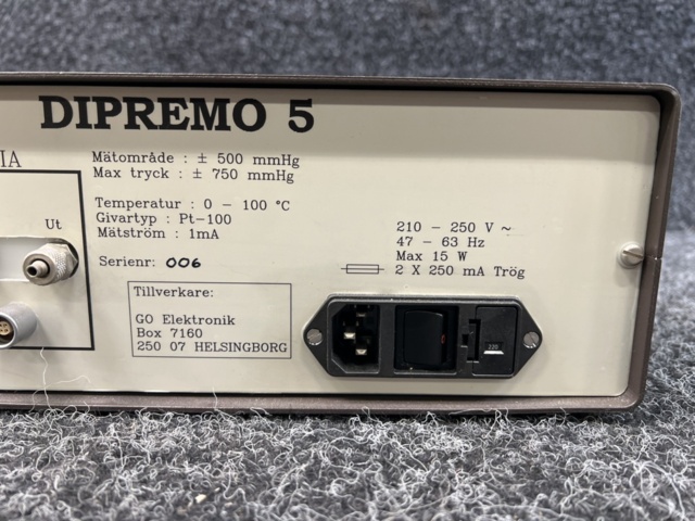 1483808-7 Blood/Dialysis/Pressure Simulator – 3-channel measurement module