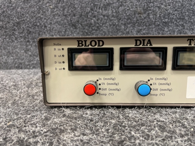 1483809-2 Blood/Dialysis/Pressure Simulator – 3-channel measurement module