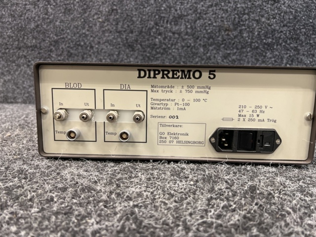 1483809-4 Blood/Dialysis/Pressure Simulator – 3-channel measurement module