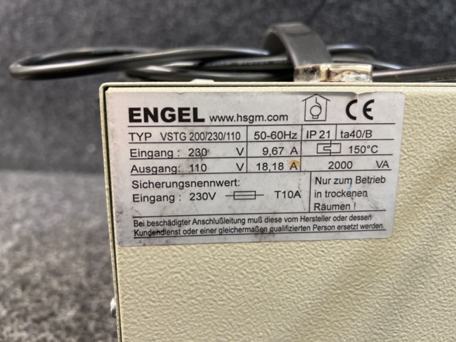 1483819-4 Transformer Engel VSTG 200/230/110