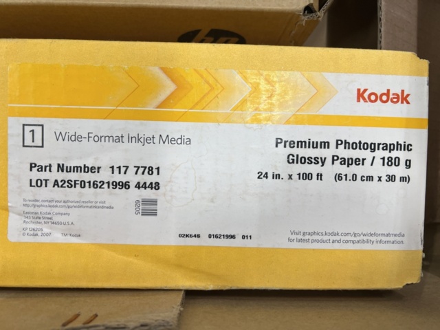 1483821-5 Assortment of photo paper on roll