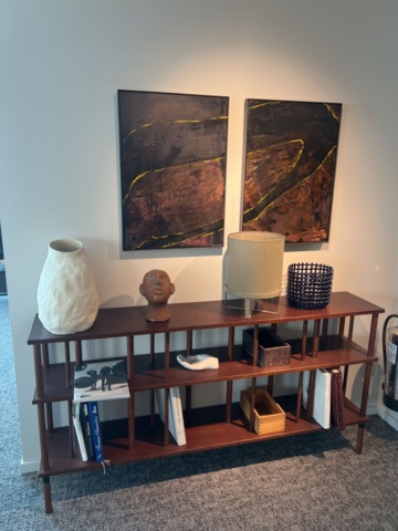 1469552-2 Kontorsinredning - Golvskåp, sidobänk, inredningsdetaljer, m.m.