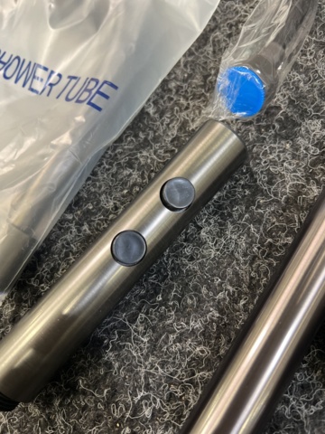 1485955-10 Ceiling shower with intelligent digital display, grey/anthracite