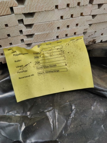 1483423-10 Approx. 108 pcs. Exterior Panel Spruce Folded Double Bevel 22x163 mm 3000 mm (approx. 324 lpm)