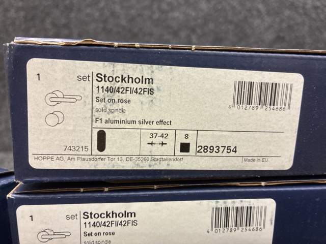 1486061-2 6 st Dörrhandtag Hoppe Stockholm