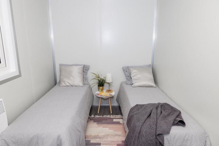 1486151-58 Boendecontainer – 40’ HC med 2 studiolägenheter (oanvänd)