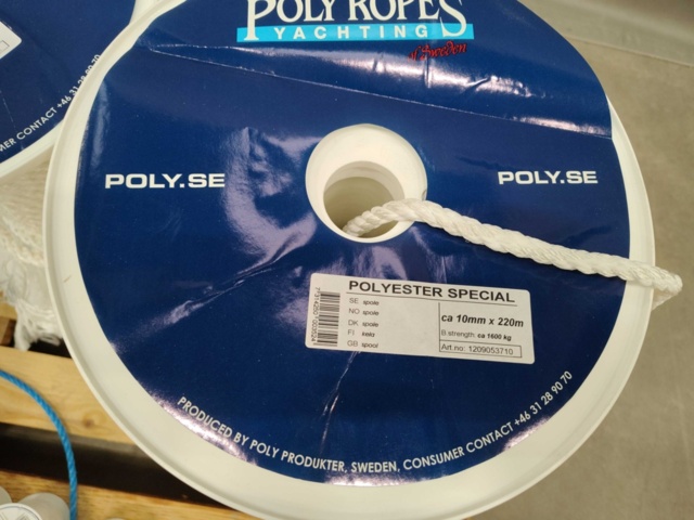 1483173-6 Rep – Polyprodukter/Poly Ropes, polyester och PP, olika dimensioner
