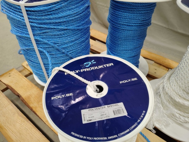 1483173-9 Rep – Polyprodukter/Poly Ropes, polyester och PP, olika dimensioner