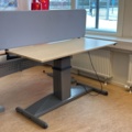1457463-7 Lot of office furniture - electric desks, bureaus and partitions