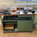1457466-1 Workbench with various tools