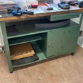 1457466-5 Workbench with various tools