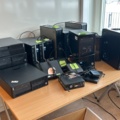 1457475-1 Desktop computers, approximately 15 pcs., and network equipment