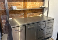 1368651 Refrigerated counter with top shelf and storage - Cold Table 1600 -2024