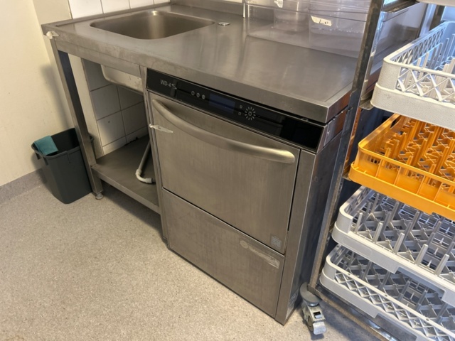 1368655-1 Dishwasher with accompanying sink, workbench and sink trolley - Wexiödisk WD-4S -2024