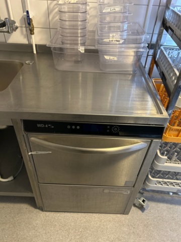 1368655-2 Dishwasher with accompanying sink, workbench and sink trolley - Wexiödisk WD-4S -2024