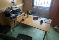 1469592 Office furniture with various printers - HP, Brother, Canon