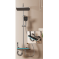 1485955-1 Ceiling shower with intelligent digital display, grey/anthracite