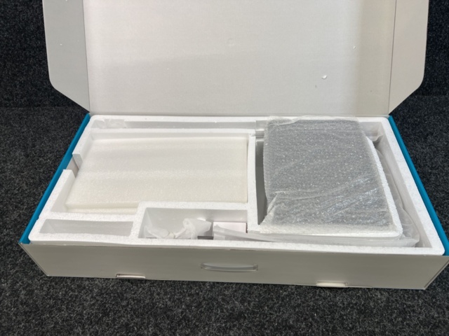 1485936-5 Ceiling shower with intelligent digital display, grey - brushed aluminum