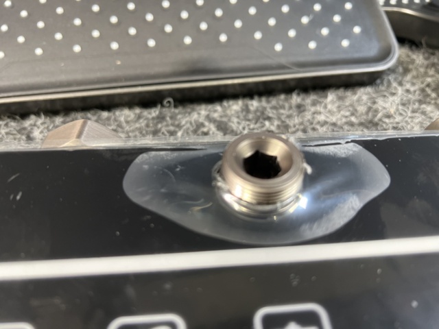 1485937-8 Takdusch med intelligent digital display, grå - borstad aluminum