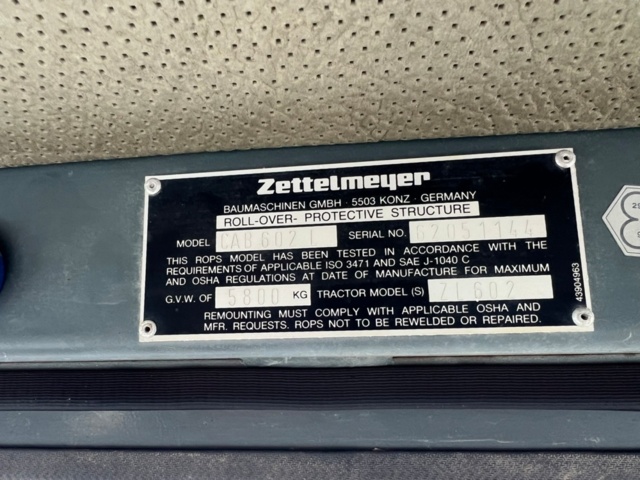 1486773-24 Hjullastare Zettelmeyer ZL 602 med redskap