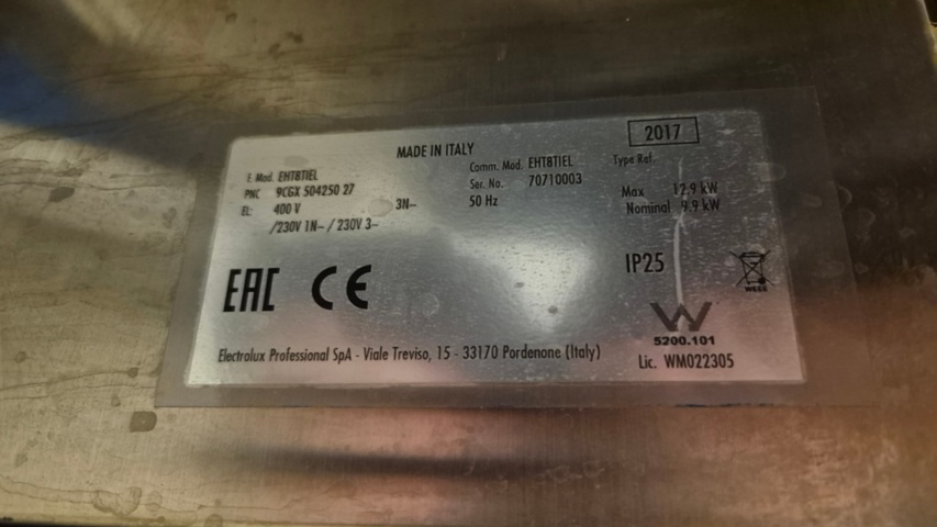 1486035-4 Hood dishwasher Electolux EHT8