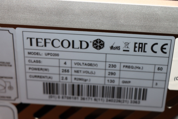 1295877-10 Panorama fridge/display box - Tefcold UPD200