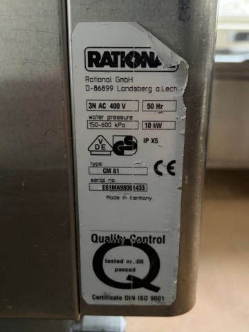 1486660-4 Combination oven with stand - Rational CM 61