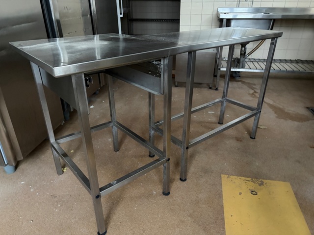 1486663-2 Stainless steel workbenches 3 pcs