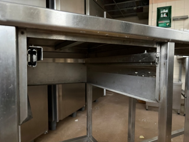 1486663-3 Stainless steel workbenches 3 pcs