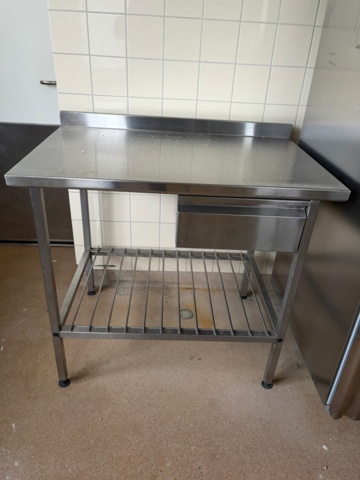 1486663-6 Stainless steel workbenches 3 pcs