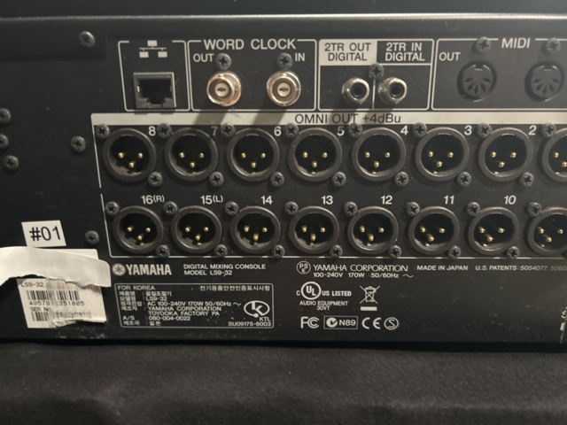 1486160-12 Digitalmixer - Yamaha LS9-32