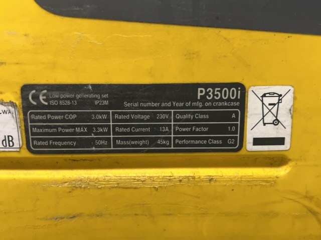 1486182-6 Generator - Atlas Copco P3500i