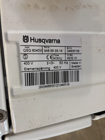 1404507-5 Stove – Husqvarna QSG 6040W