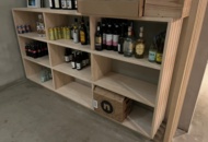 1424106 Collection of office furniture, printers and fire extinguishers