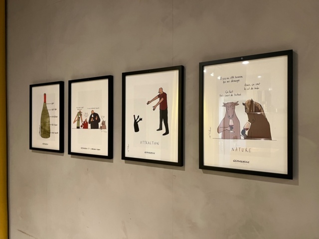 1424107-4 Collection of paintings and pictures with wine motifs - approx. 11 pieces