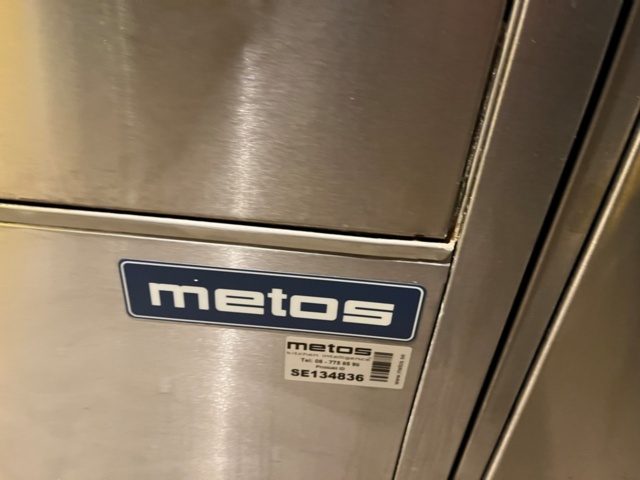 1424123-3 Undercounter dishwasher - Metos WD-4S