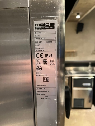 1424124-3 Kombinationsugn med fläktkåpa - Metos iCombi Pro / Rational UVP61/101E -2020