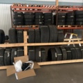 1469586-4 Various used tires, approximately 200 pieces - including shelves and pallet racks